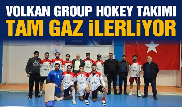 Volkan Group Hokey Takımı rakiplerine nefes aldırmıyor!