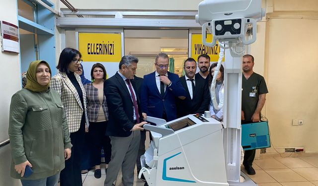 Gaziantep kamu hastanelerinde yeni dönem! Milli röntgen cihazı hizmete başladı…