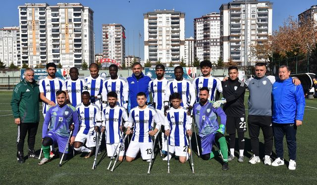 Şahinbey Ampute’den evinde net galibiyet