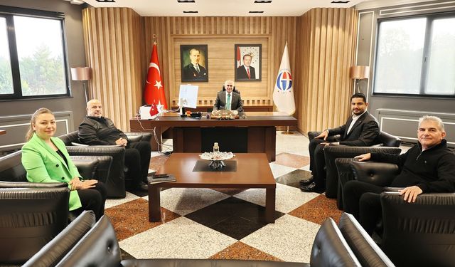 Taha Akgül’den GAÜN Rektörü Prof. Dr. Doğan’a ziyaret