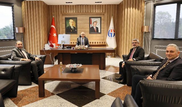GABİAD Heyetinden GAÜN Rektörü Doğan’a ziyaret! Proje temelli iş birlikleri ele alındı