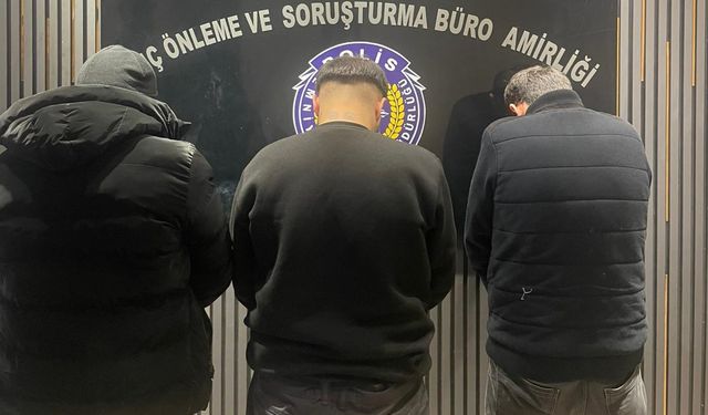 Gaziantep’te zehir tacirlerine darbe! 3 şüpheli kıskıvrak yakalandı…