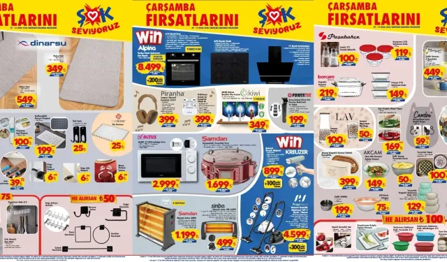 ŞOK’ta (7–13 Ocak) Büyük Fırsatlar! Şok Marketlerde 13 Ocak’a kadar: halılar, ayakkabılık, saklama kapları, fırın..