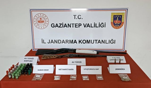 Gaziantep'te zehir tacirlerine büyük şok! 184 şüpheli yakalandı