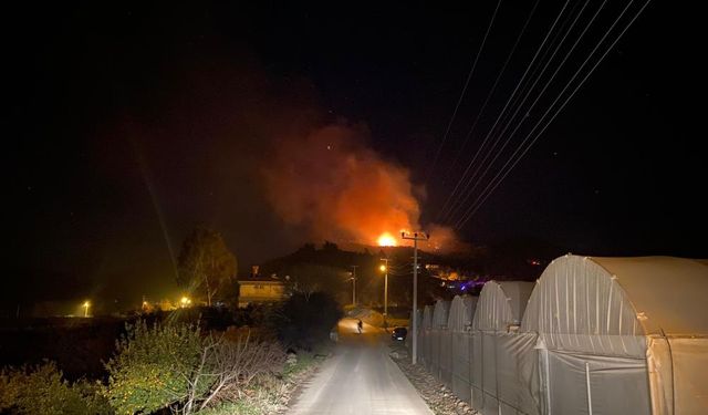Antalya'da evleri tehdit eden orman yangını kontrol altına alındı