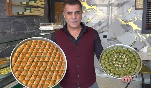 Gaziantep’te Ramazan ayı öncesi baklavaya talep arttı