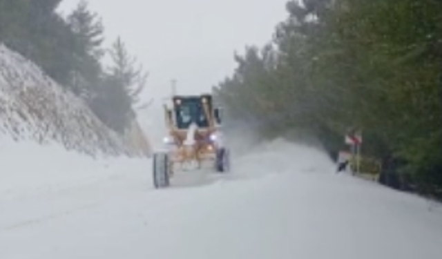 Gaziantep ve çevre illerin karla mücadelesi devam ediyor