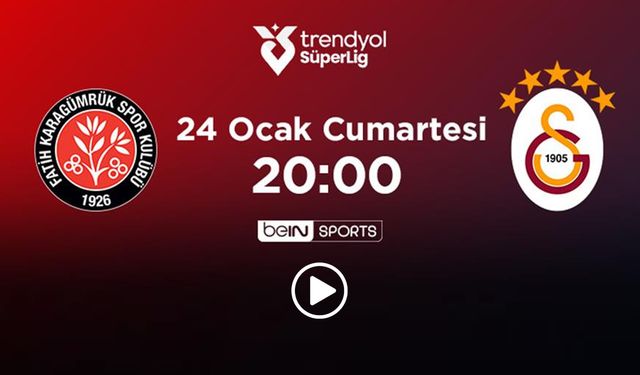 Karagümrük – GS Maçı Nereden İzlenir? GS Maçı Hangi Kanalda? beIN Sports 1 Canlı Yayın Nereden İzlenir?