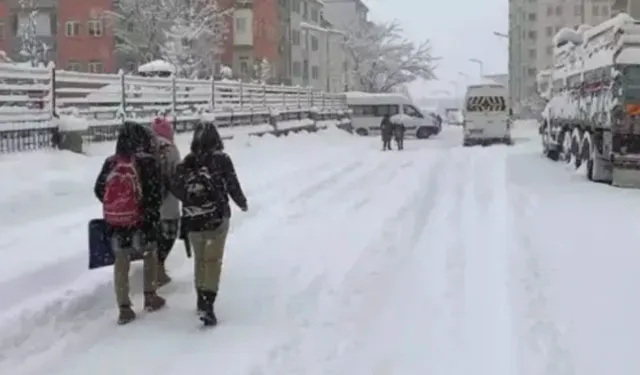 Çorum'da okullar tatil mi, Okul Var mı? 12 Ocak Pazartesi Çorum'da yarın okul yok mu (ÇORUM VALİLİĞİ - KAR TATİLİ)?