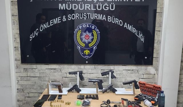 Gaziantep’te suç ve suçluya geçit yok: Ruhsatsız silahlar ve 3 şüpheli yakalandı