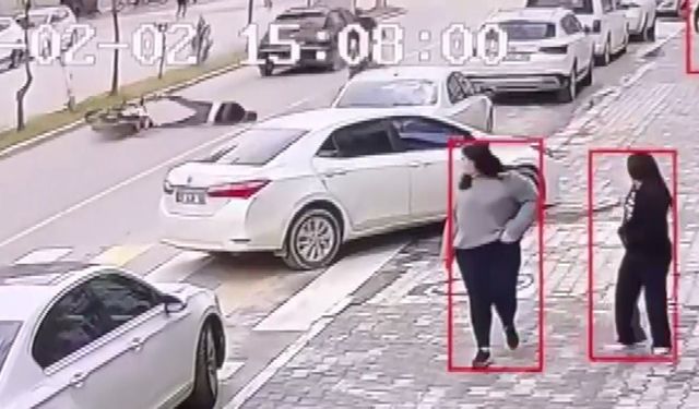 Gaziantep’in komşu ilinde motosiklet sürücüsü metrelerce sürüklendi! VİDEO HABER…