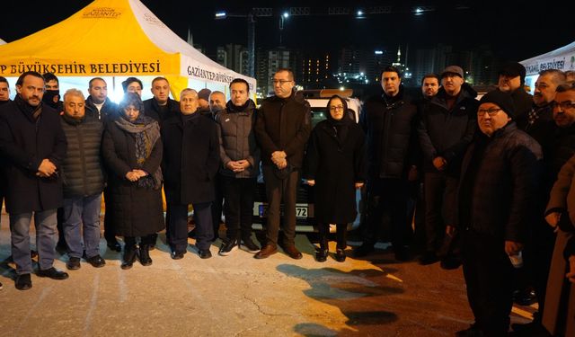 Gaziantep'te en acı tören! Deprem şehitleri anıldı...