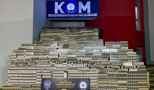 Kaçakçılara geçit verilmiyor! Gaziantep otoyolunda 82 bin paket kaçak sigara ele geçirildi