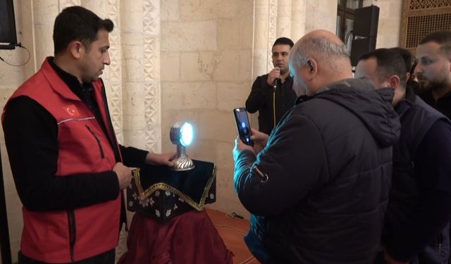 Gaziantep’te Sakal-ı Şerif’e yoğun ilgi