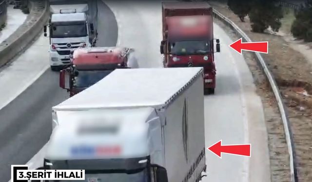 Gaziantep Otoyol Jandarmasından şok denetim! Binlerce araca ceza kesildi