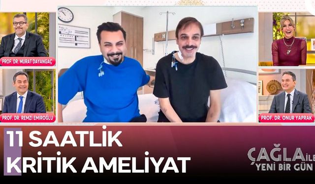 Ufuk Özkan sağlık açıklaması yaptı! Nakil sonrası Çağla Şıkel’in programına konuk oldu