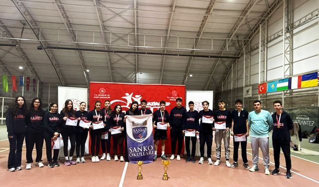 SANKO Okulları’nın tenis başarısı
