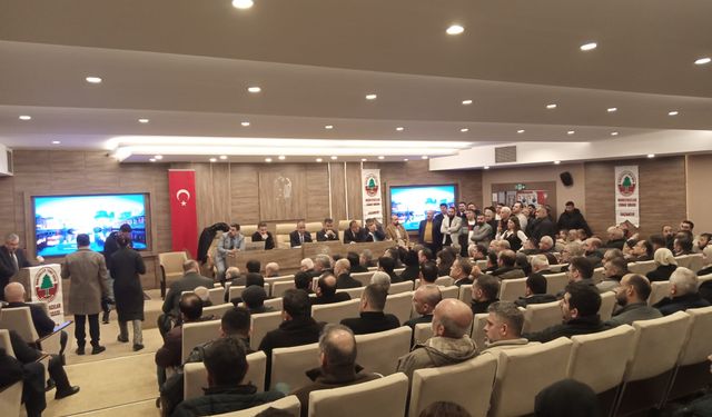 Gaziantep Mobilyacılar Odası Genel Kurulunda gergin anlar...