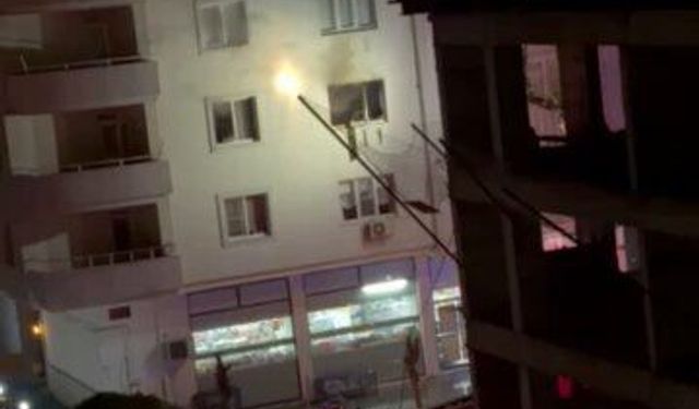 Gaziantep’te apartman yangını!