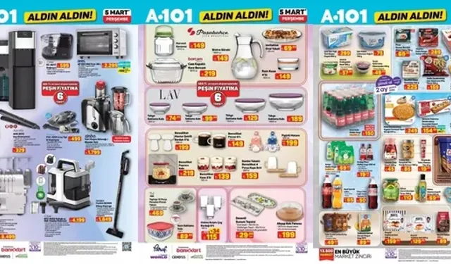 5 Mart 2026 A101 Aktüel Ürünler Kataloğu Yayımlandı mı, A101 Aktüel Ürünler Neler?