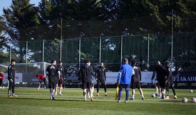 Gaziantep FK, Antalyaspor maçının hazırlıklarına devam ediyor