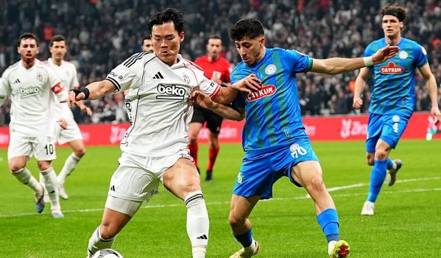 Beşiktaş: 4 - Çaykur Rizespor: 1 (Maç Özeti)