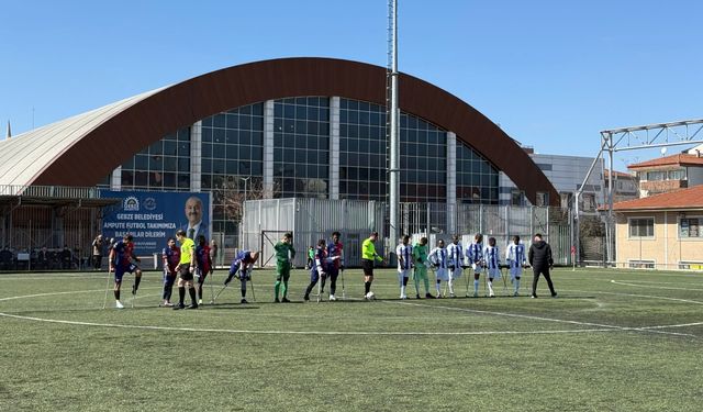 Şahinbey Ampute deplasmandan galibiyetle döndü