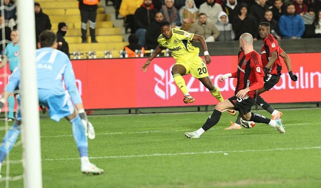 Gaziantep FK’dan skor istikrarı! Fenerbahçe’ye karşı son 2 maçtır aynı skor