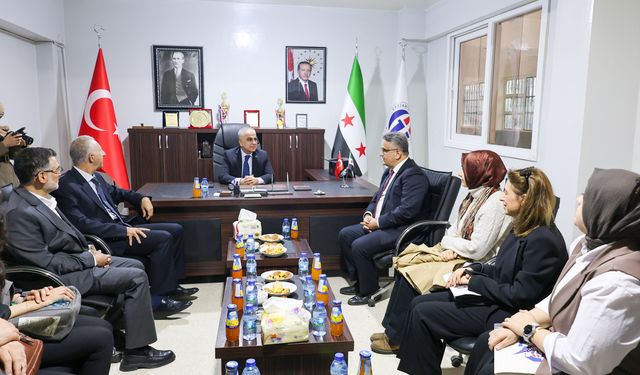 Rektör Doğan Cerablus Meslek Yüksekokulu’nu ziyaret etti! Değerlendirmelerde bulunuldu