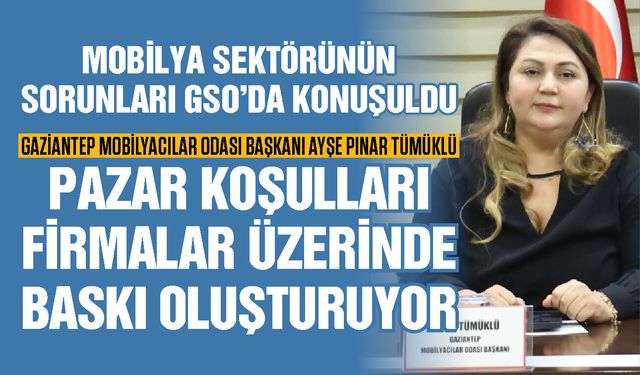 Mobilya sektörünün sorunları ve geleceği GSO’da konuşuldu