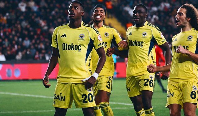 Gaziantep FK: 0 – Fenerbahçe: 4 (Maç Özeti)
