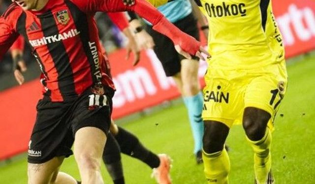 Gaziantep FK: 0 – Fenerbahçe: 4 (Maç Özeti)