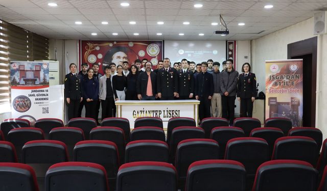 Gaziantep'te Jandarma mesleği öğrencilere tanıtıldı