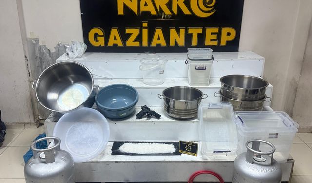 Gaziantep’te zehir tacirlerine darbe! 4 şüpheli yakalandı