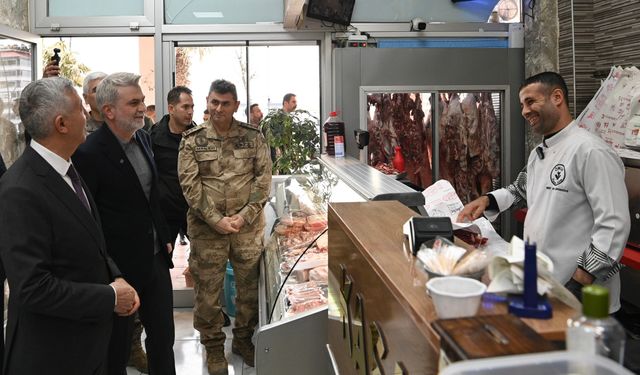 Başkan Görgel ve Vali Ünlüer, Kahramanmaraş esnafını dinledi