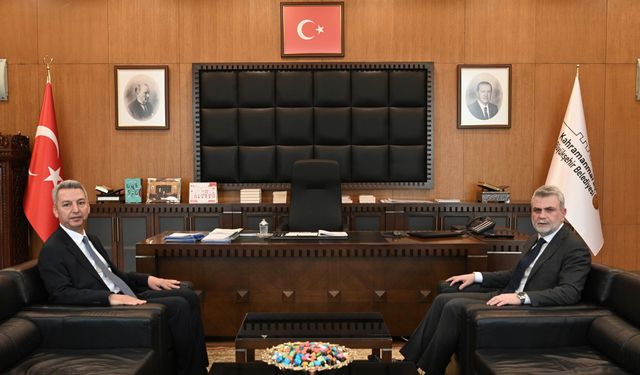 Başkan Görgel, KSÜ Rektörü Okumuş’u ağırladı!