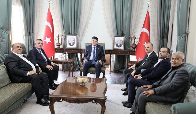 GTB Heyetinden Vali Kalaylı’ya ziyaret! Gaziantep ve Kilis işbirliği konuşuldu