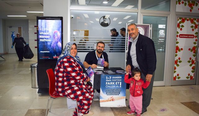 Gaziantep’te ANKA’dan 'Kanser Haftası' farkındalık etkinliği
