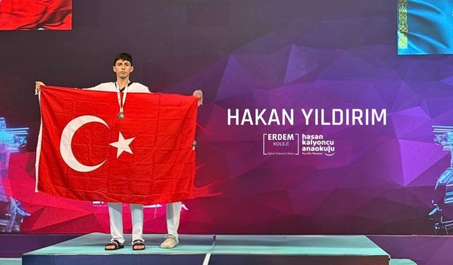 Gaziantep Özel Erdem Anadolu Lisesi öğrencisi Türkiye 2.’si oldu