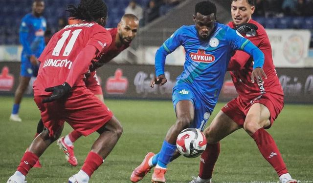 Çaykur Rizespor: 2 - Gaziantep FK: 1 (Maç Özeti)