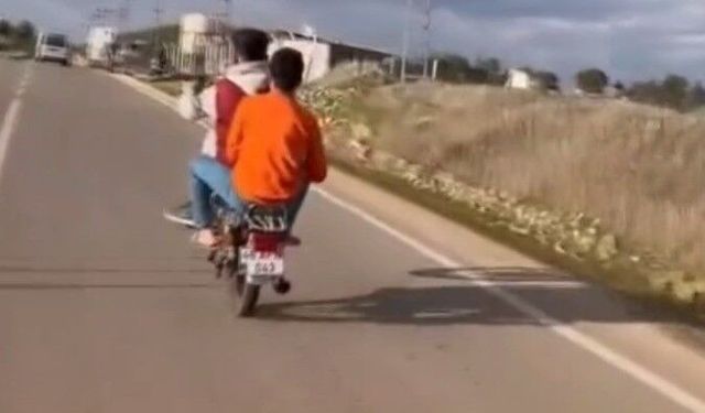 Gaziantep’in komşu ilinde akrobatik hareketler yapan motosikletli cezadan kaçamadı!