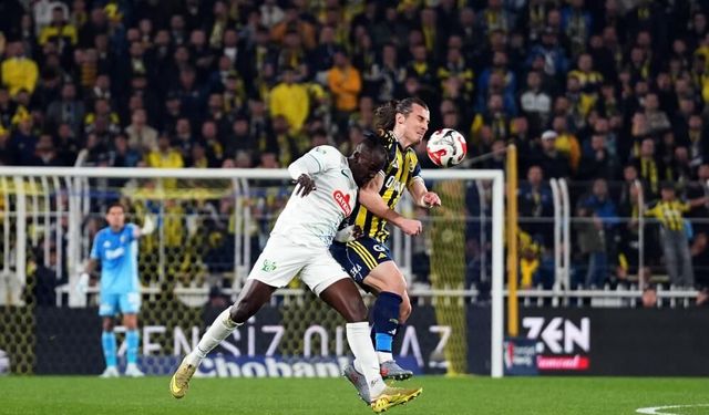 Fenerbahçe: 2 - Çaykur Rizespor: 2 (Maç Özeti)