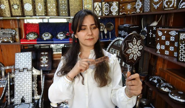 Gaziantepli ustalar üretti! Bakır taraklara yoğun ilgi