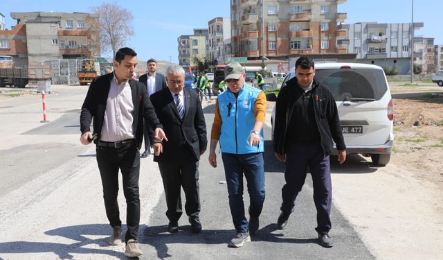Doğan, Gaziantep Nizip’te saha çalışmalarını denetledi