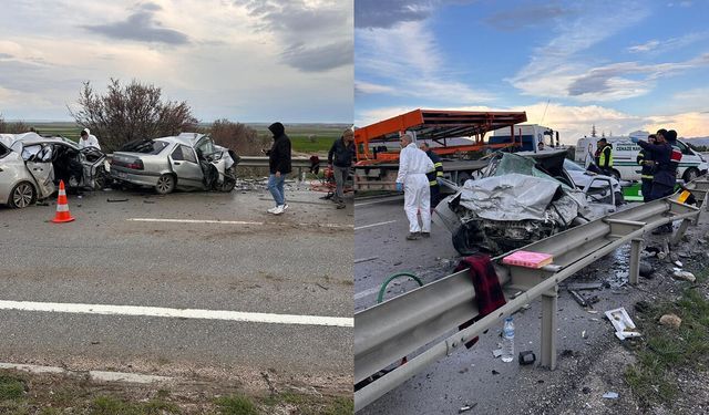 Eskişehir-Ankara yolunda feci kaza: Çok sayıda ölü ve yaralı var