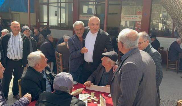 Melih Meriç Gaziantep’te vatandaşlarla bir araya geldi