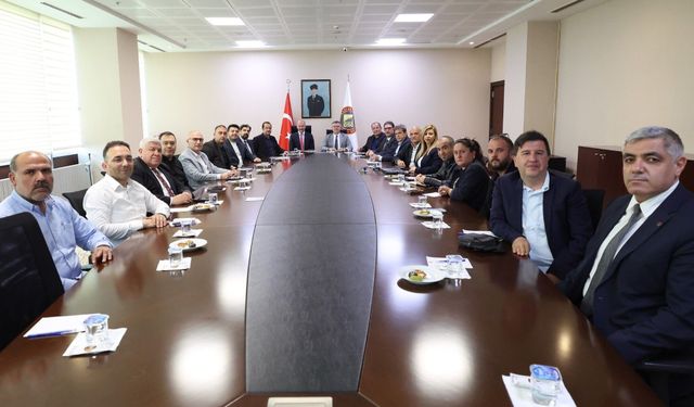 İnşaat sektörünün güncel durumu GSO’da değerlendirildi! Görüş alışverişinde bulunuldu