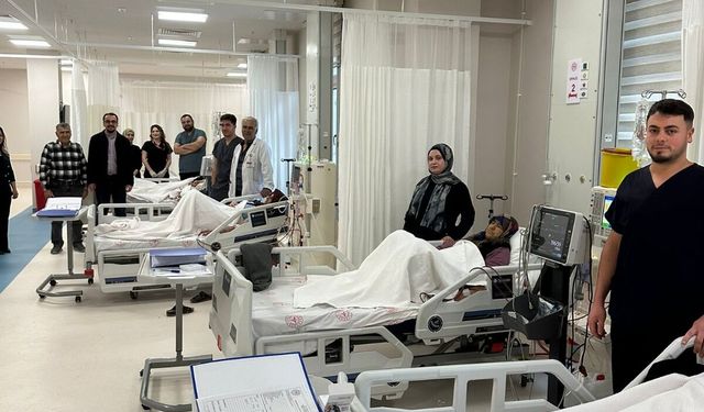 Gaziantep Nurdağı Devlet Hastanesi'nde hemodiyaliz ünitesi hizmete açıldı
