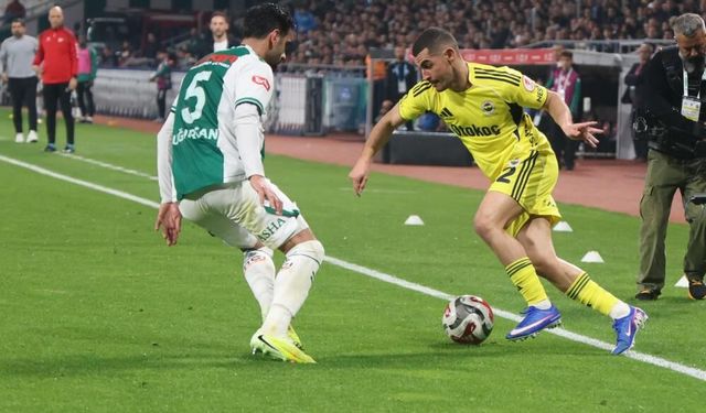 Ziraat Türkiye Kupası: Konyaspor: 1 - Fenerbahçe: 0 (Maç Özeti)