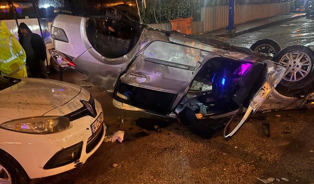 Gaziantep İpekyolu’nda yürekleri ağızlara getiren kaza!